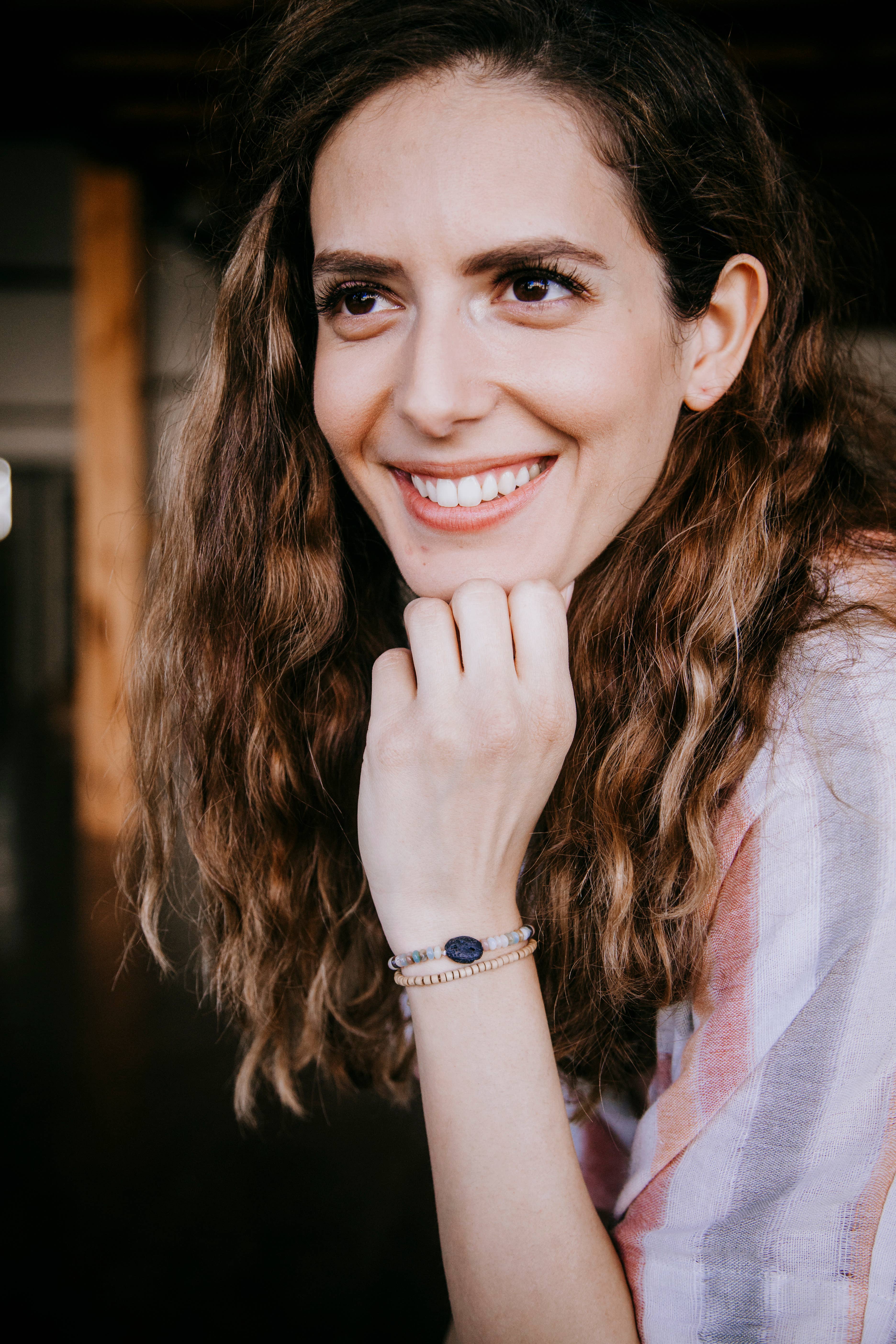 BOPS WHOLESALE - Wholesale Jewelry Set - Zengo 2 Strand Bracelet Set - Amazonite with Black Lava Stone + Wooden Beads1