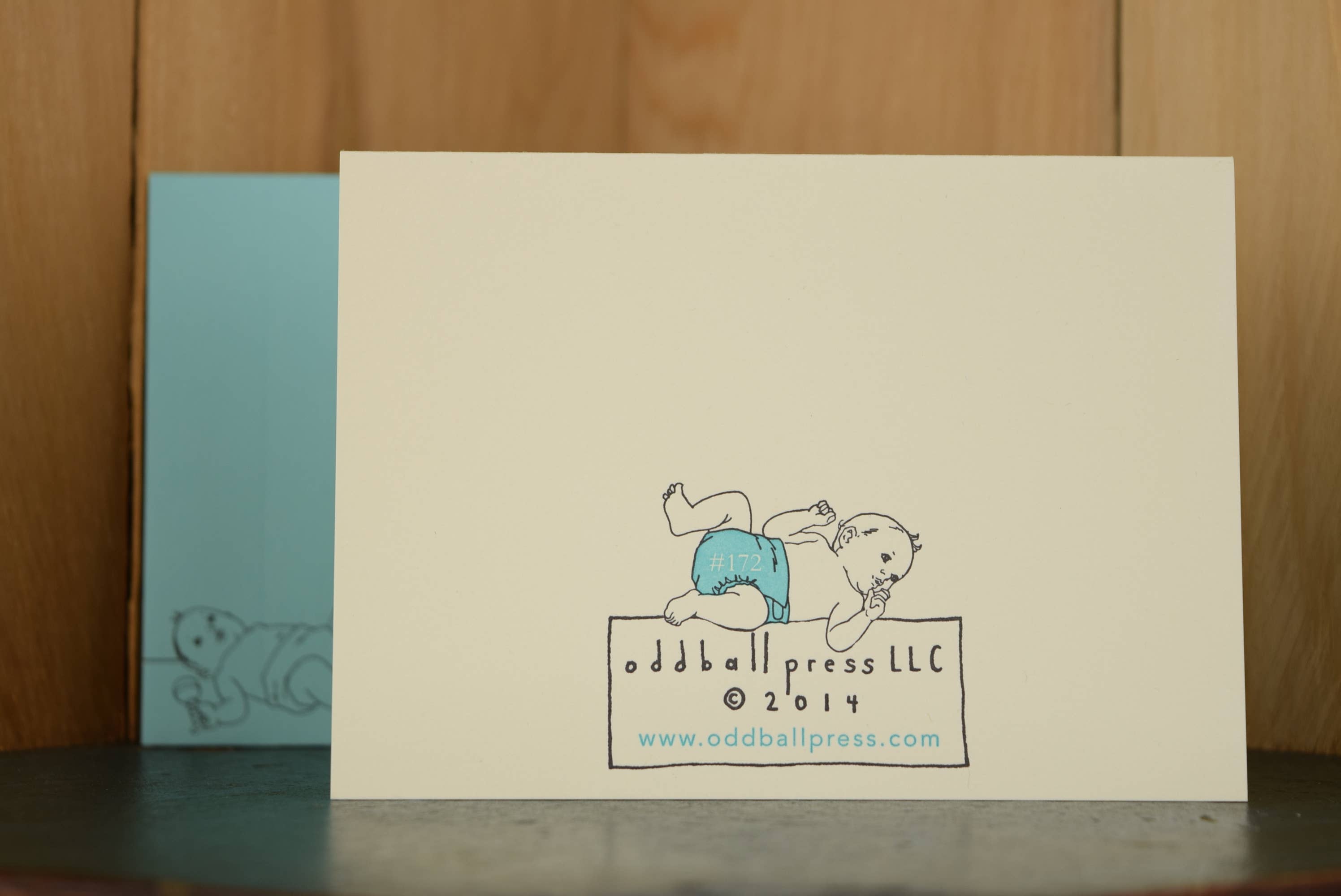 Oddball Press LLC - Wholesale Baby Card - Baby Breeze Card3
