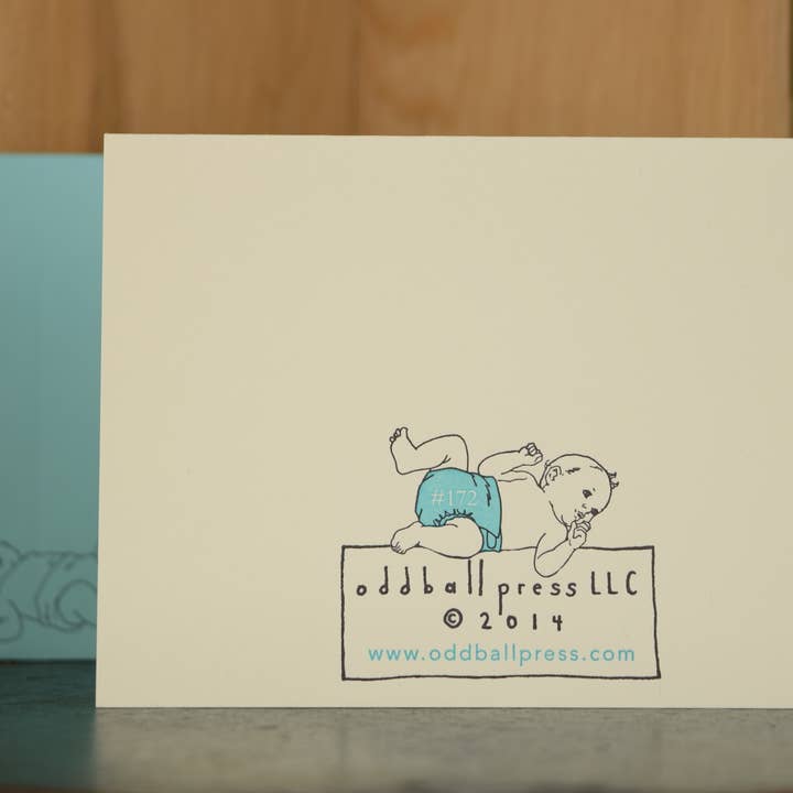 Oddball Press LLC - Wholesale Baby Card - Baby Breeze Card3