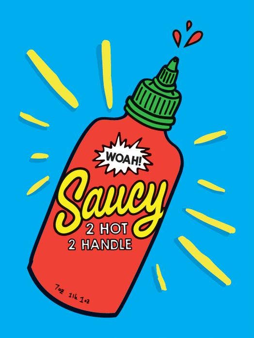 Saucy Card voor wholesale door Pinky Weber