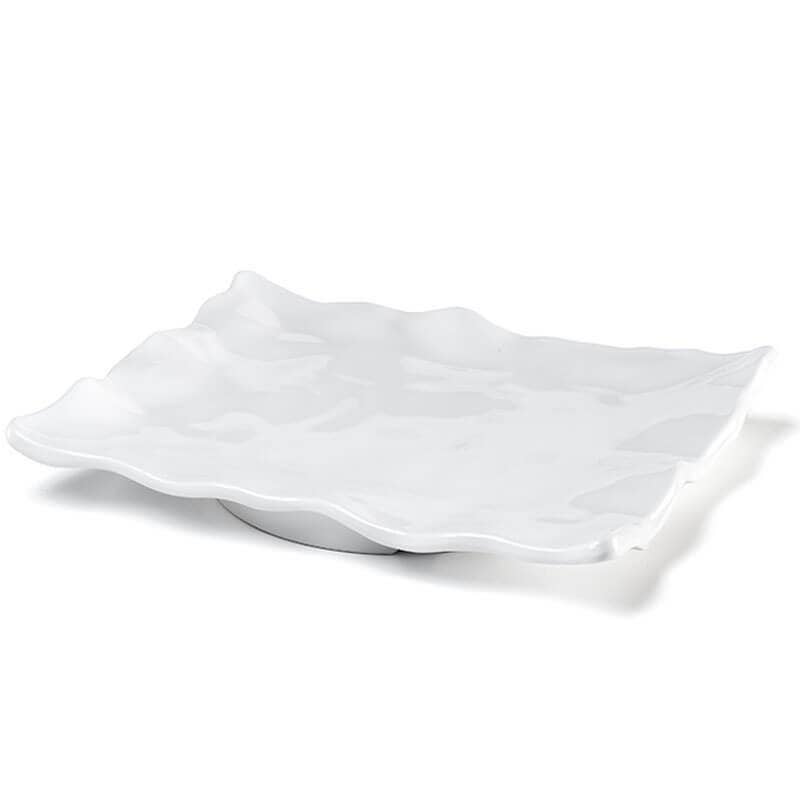 Q Squared - Wholesale Platter - Ruffle 17" x 13.5" Large Rectangle Platter2