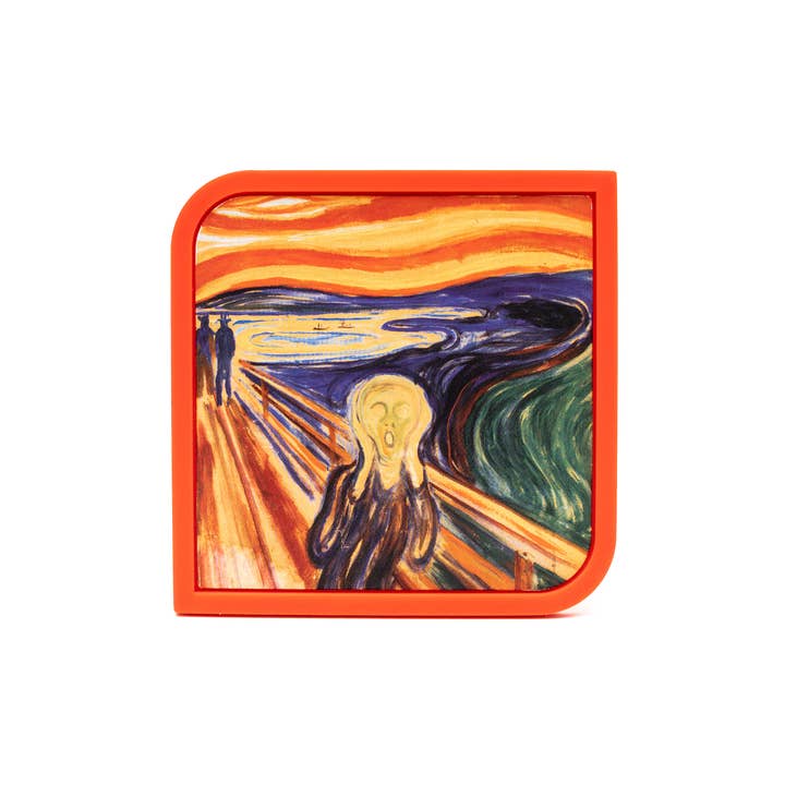 Modgy - Wholesale Coasters - Silicone Coaster Set (4 Per Box) - The Scream1
