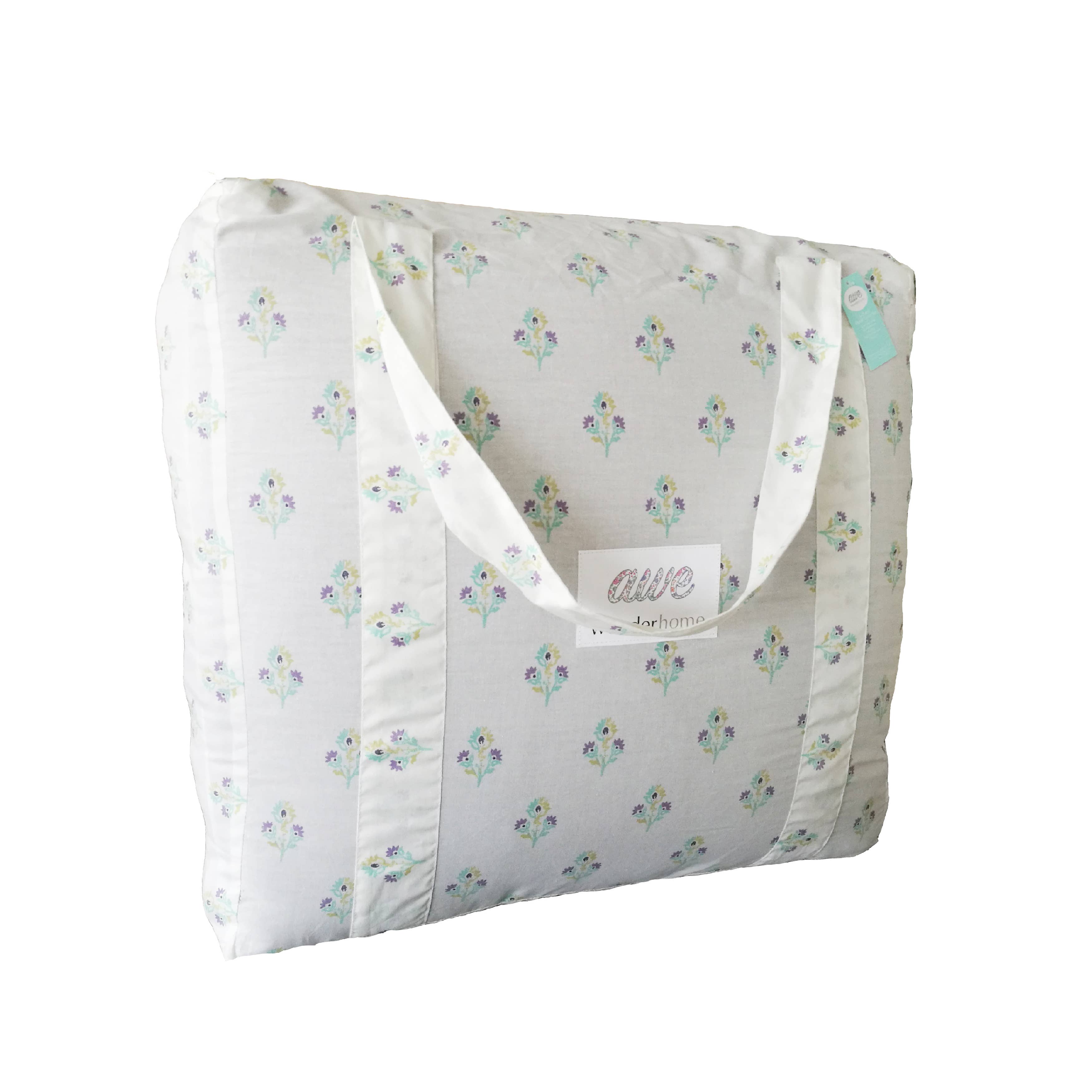 Wonder Home - Venta al por mayor Conjunto de ropa de cama - Boheme - Juego de edredón (algodón), color morado1