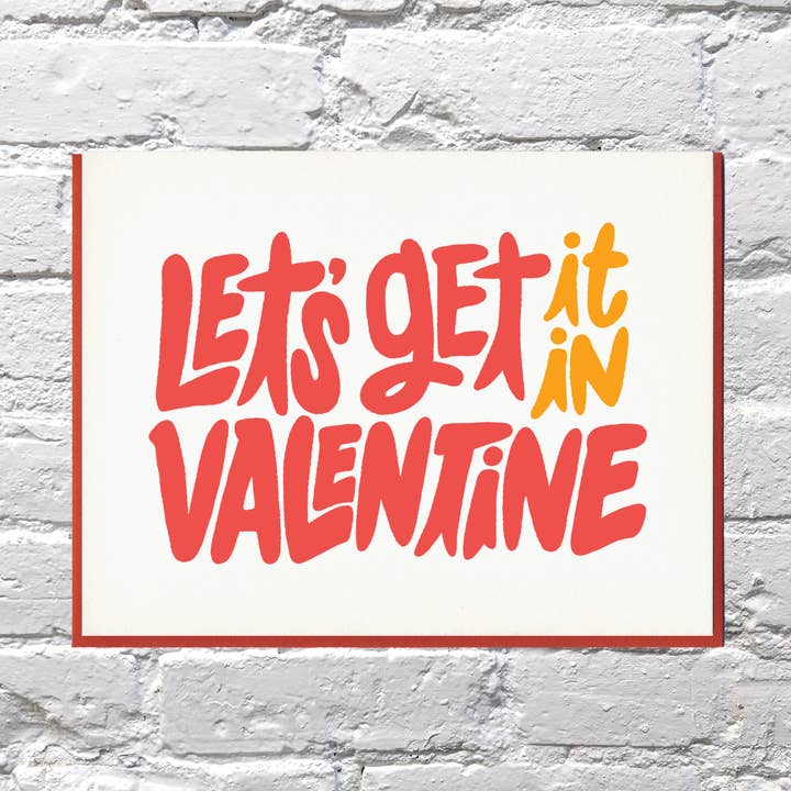 Get It In Valentine pour la vente par Bench Pressed