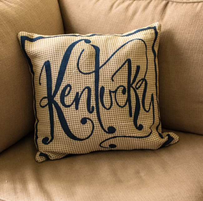 Beautiful Kentucky Hook Pillow - 8x 20. PERFECT FOR YOUR HOME