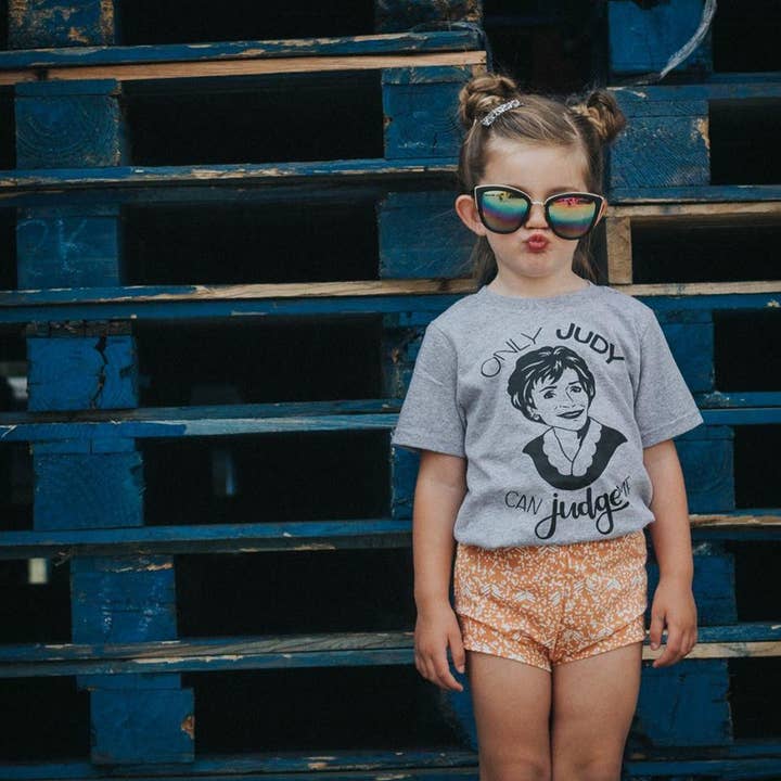 Only Judy Can Judge Me Kids Tee for wholesale by spillthebeansetc