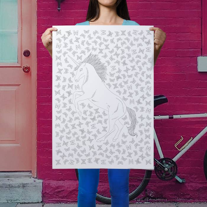 Anna Grunduls Design - Wholesale Poster - Unicorn Coloring Poster7