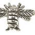 Perno de abeja para venta al por mayor de Indigo Sterling Silver