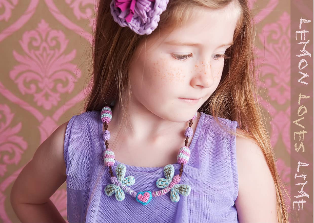 Lemon Loves Lime - Wholesale Kids Necklace - Kids - Necklace-Dragonfly1