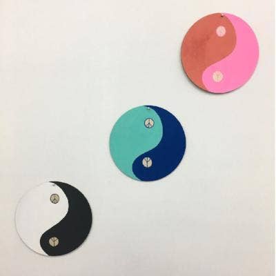 YIN YANG WALL CHARM for wholesale by Cosmic Peace Studio