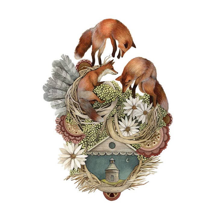 8"x10" Print - House of Fox for wholesale by Polanshek of the Hills