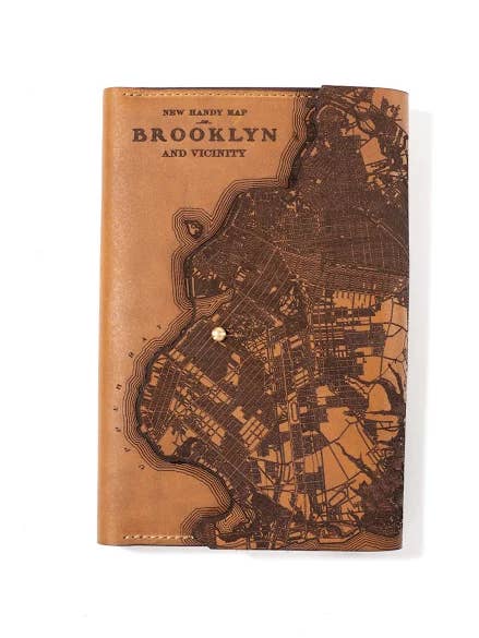 Brooklyn Map Journal for wholesale by Tactile Craftworks