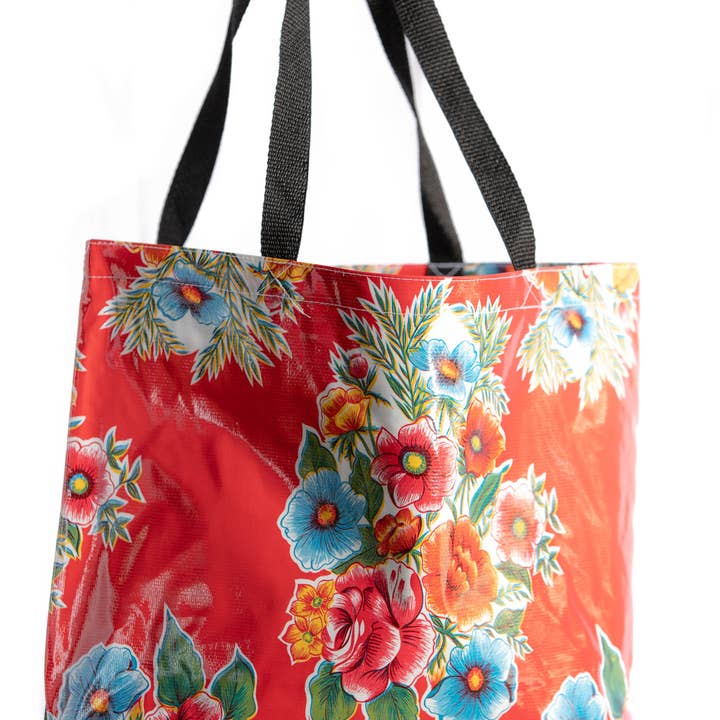 Oilcloth International - Wholesale Tote Bag - Women's - Red Lady Bird Large Tote0