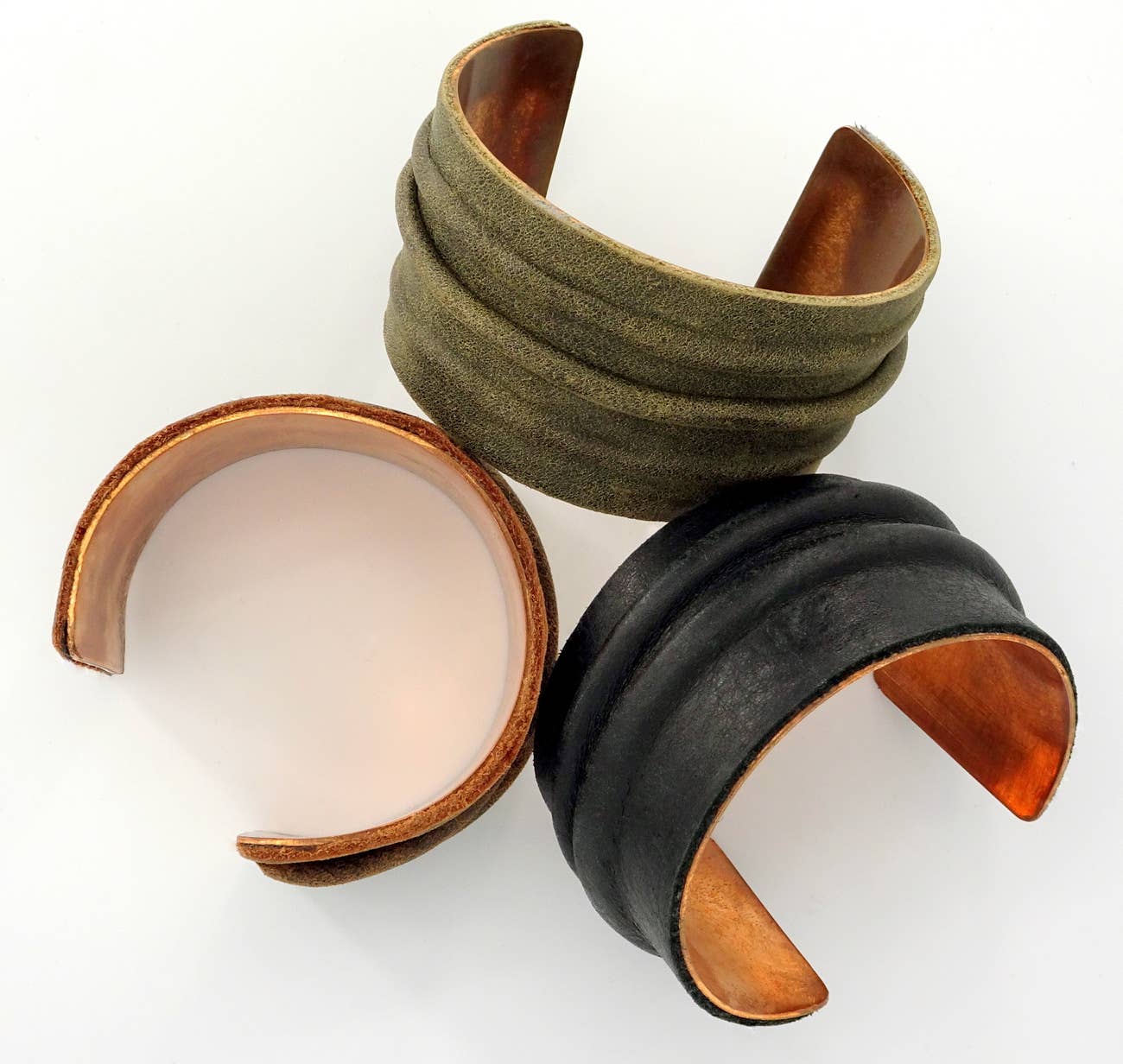REMOVED BRAND - Wholesale Cuff Bracelet - Copper And Leather Cuffs2