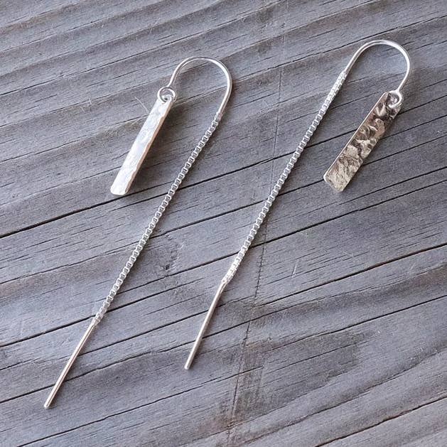 Textured Horizon U-Bar Threaders for wholesale by Glass Sky Jewelry