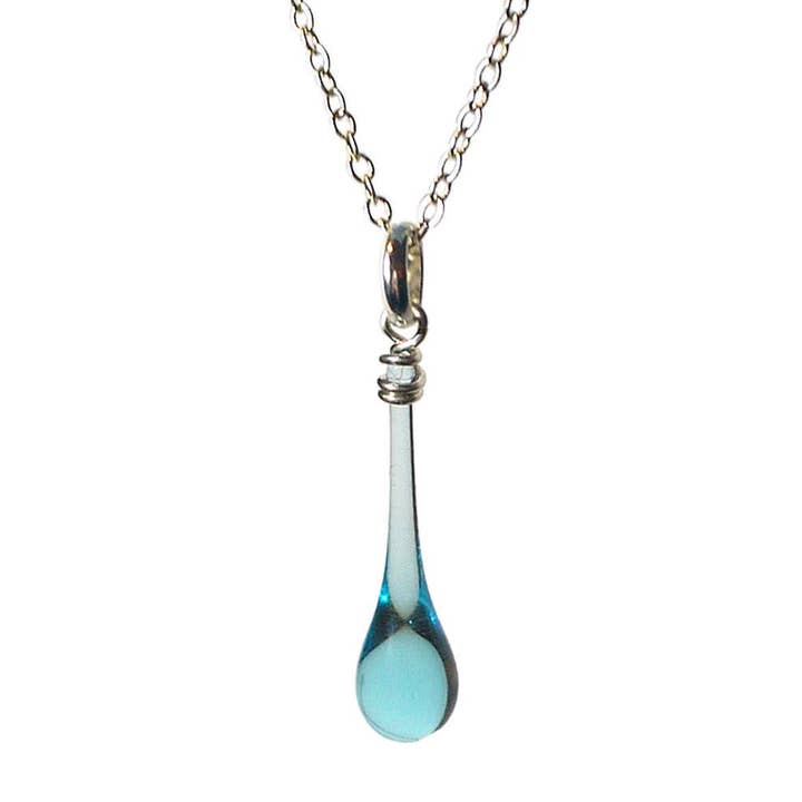Sundrop Jewelry - Vente Colliers à pendentif - Collier avec pendentif en forme de larme en verre Maressa7