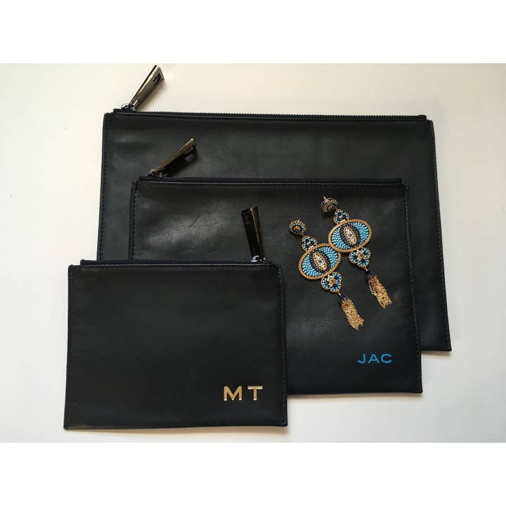 ADAMS + ROBINSON - Wholesale Pouch - Women's - Small Tinto Red Pouch3