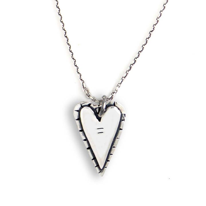 Simple Equality Heart Necklace for wholesale by Fierce and Free Jewelry