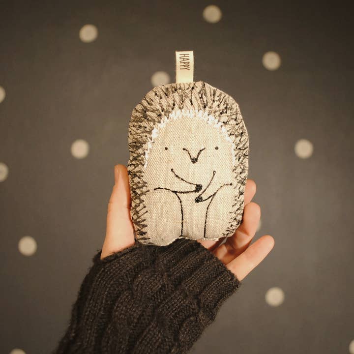 Hedgehog Ornament 4" Woodland Animal Totem for wholesale by HandyHappy