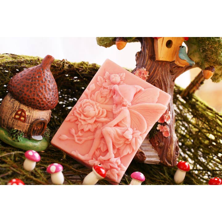 Garden Fairy Soap (Peony) 2.5 oz for wholesale by One Leaf Soap