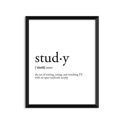 Undersøgelse Definition - hverdagskunst Print for engroshandel hos Footnotes