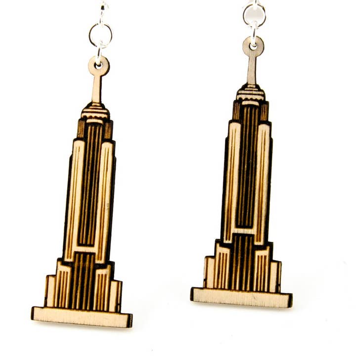 Empire State Building Earrings for wholesale by Green Tree Jewelry