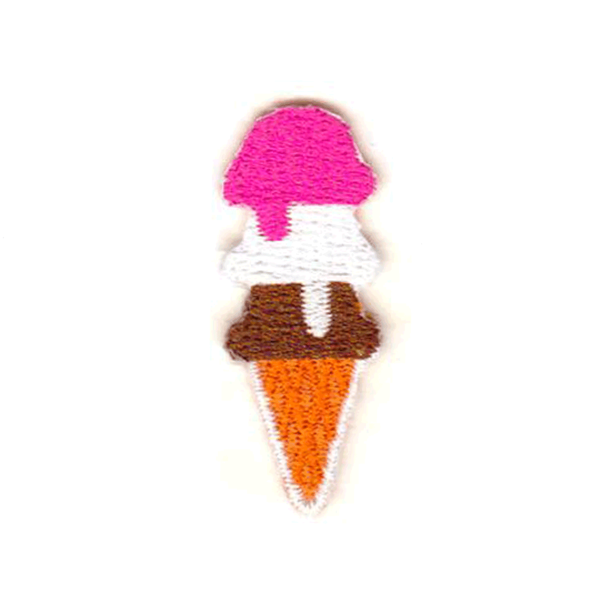 These Are Things - Wholesale Patch - Ice Cream Embroidered Sticker Patch1