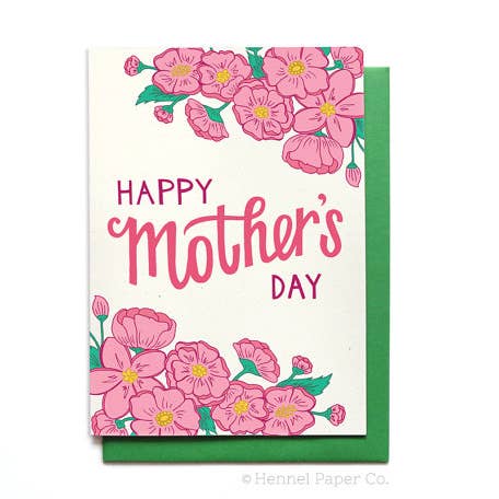 Muttertagskarte — Frühlingsblumen für den Großhandel von Hennel Paper Co.