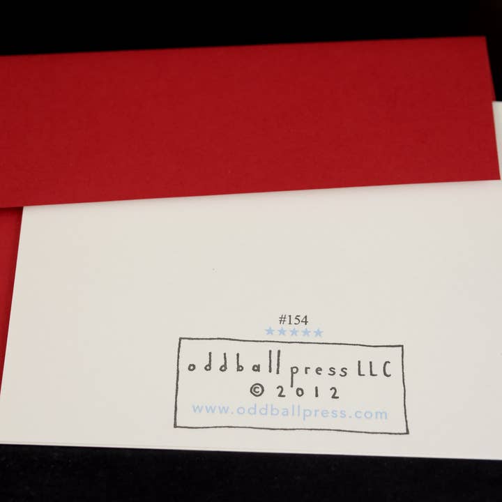 Oddball Press LLC - Wholesale Congratulations Card - White House Card3