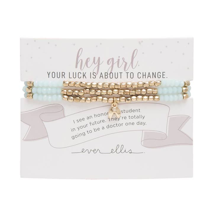 Totalee Gift - Wholesale Beaded Bracelet - SALE Glass Multicolor Honor Roll Fortune Cookie Bracelet0