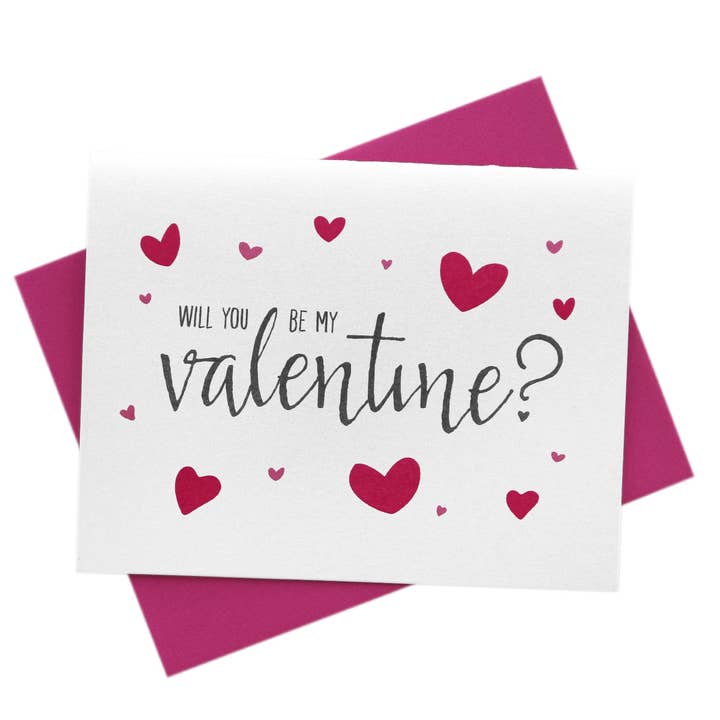 Will You Be My Valentine Love V-Day Card Valentine's Card for wholesale by Marrygrams