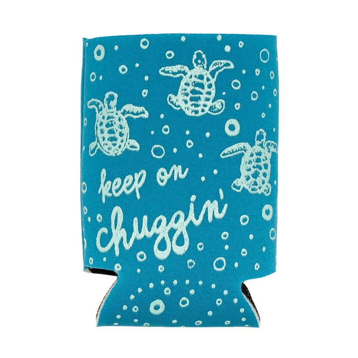 Can Cooler - Sea Turtles Chug for wholesale by Cinder + Salt