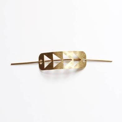 Rare Bird Co. + Pauline Stanley Studio - Wholesale Hair Pin - Flying Geese Hair Pin0