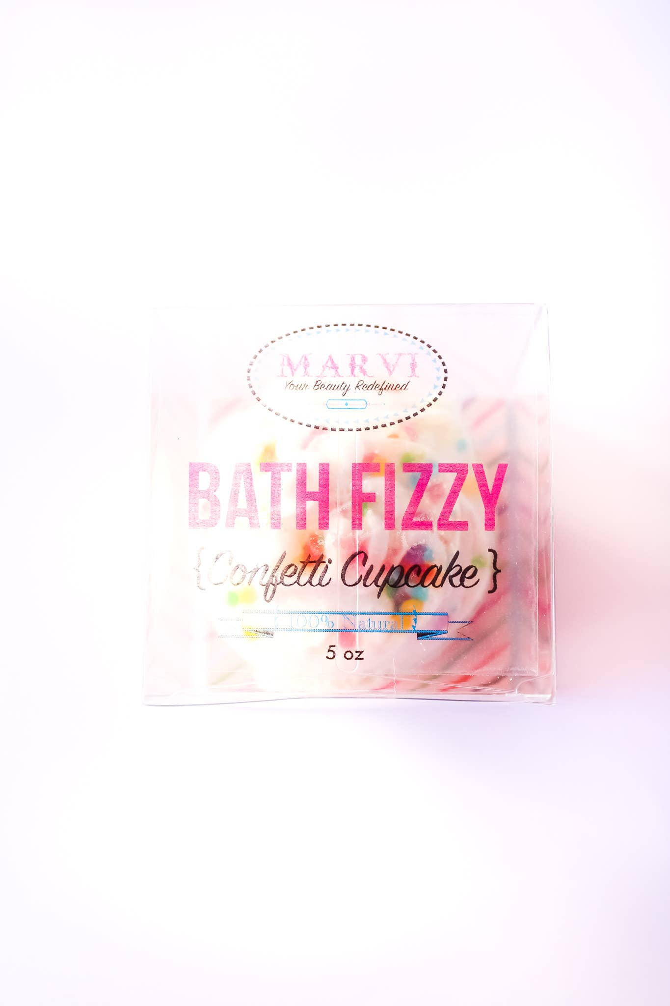Marvi Beauty - Wholesale Bath Bomb/Fizz - Confetti Cupcake Bath Fizzy6