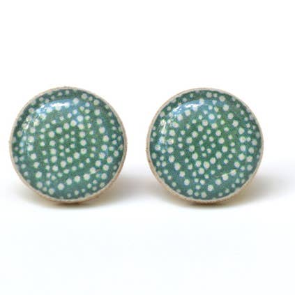 Starlight Woods - Wholesale Stud/Post Earrings - Boho Robin's Egg Blue Studs
