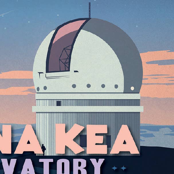 AA Maunakea Coaster • Made in Hawaii • Big Island Souvenir for wholesale by WHIRLED PLANET