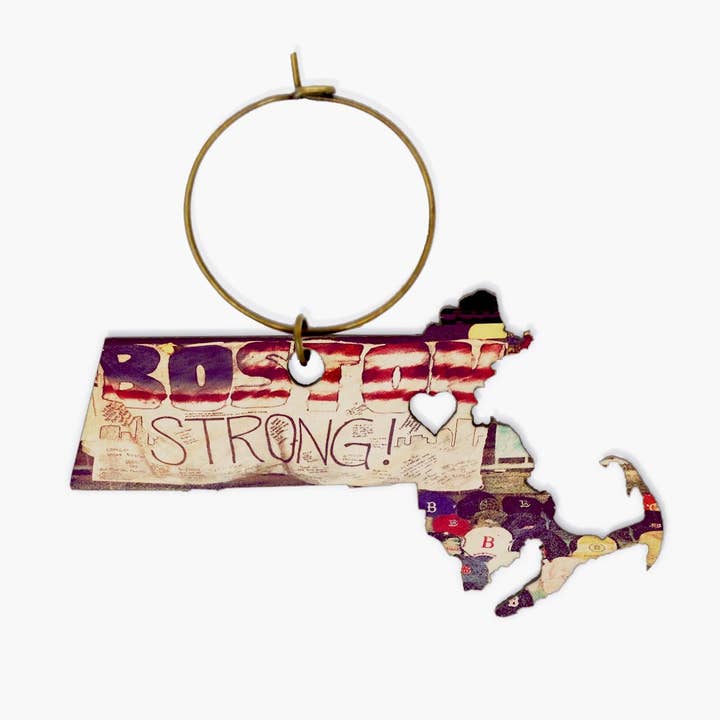 Boston - Strong Wine Charm for wholesale by Simply Grateful