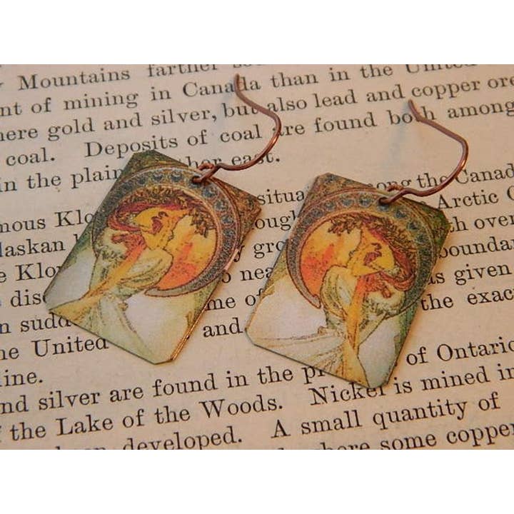 Pendientes Mucha Poesía para venta al por mayor de Sarah Wood Studio