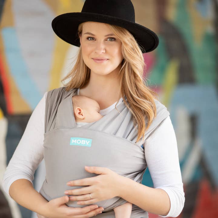 Moby - Wholesale Baby Wrap/Sling - Moby Wrap Classic - Stone Grey- ECOM BOX