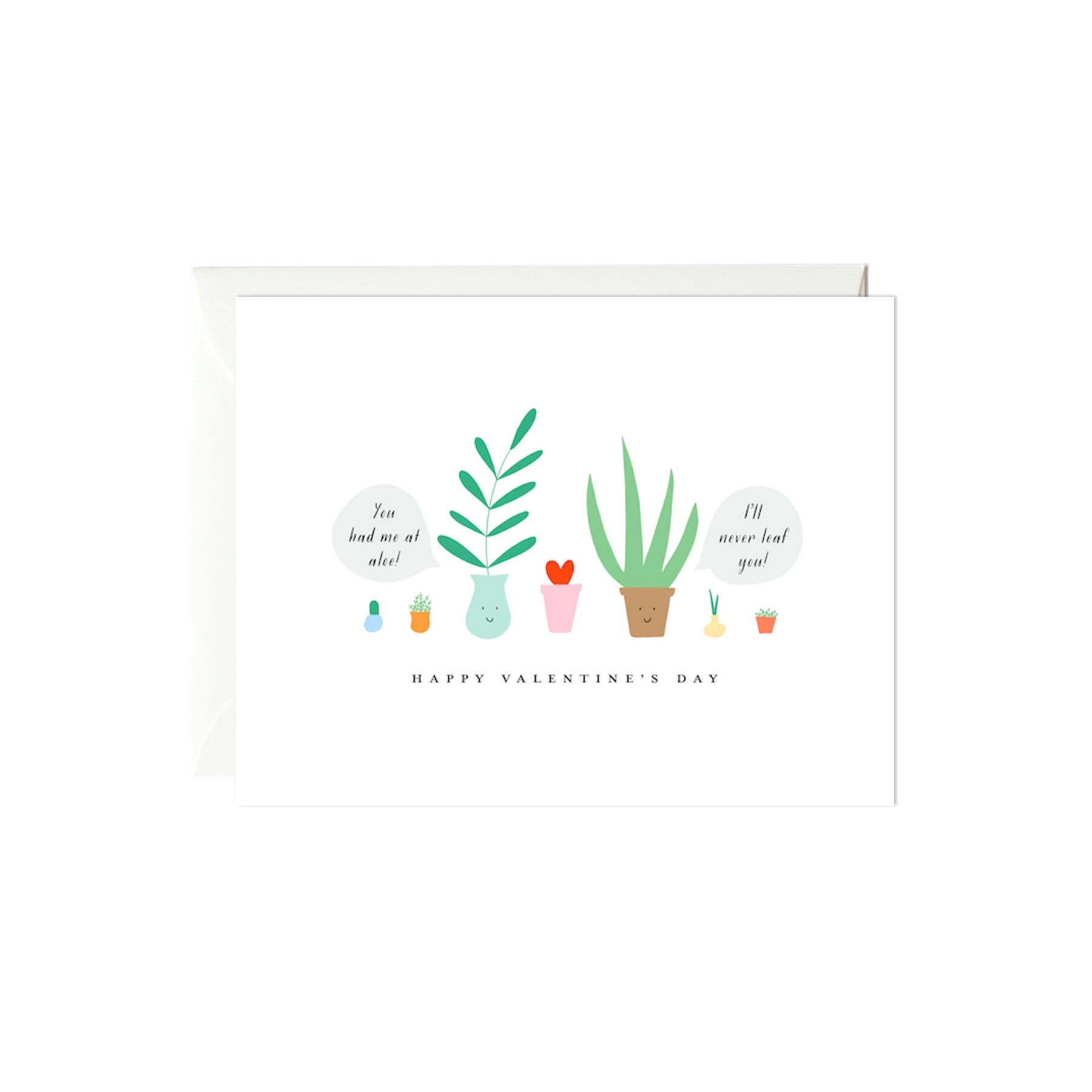 Paula & Waffle - Wholesale Valentine's Day Card - Had Me at Aloe Valentine's Day Card0