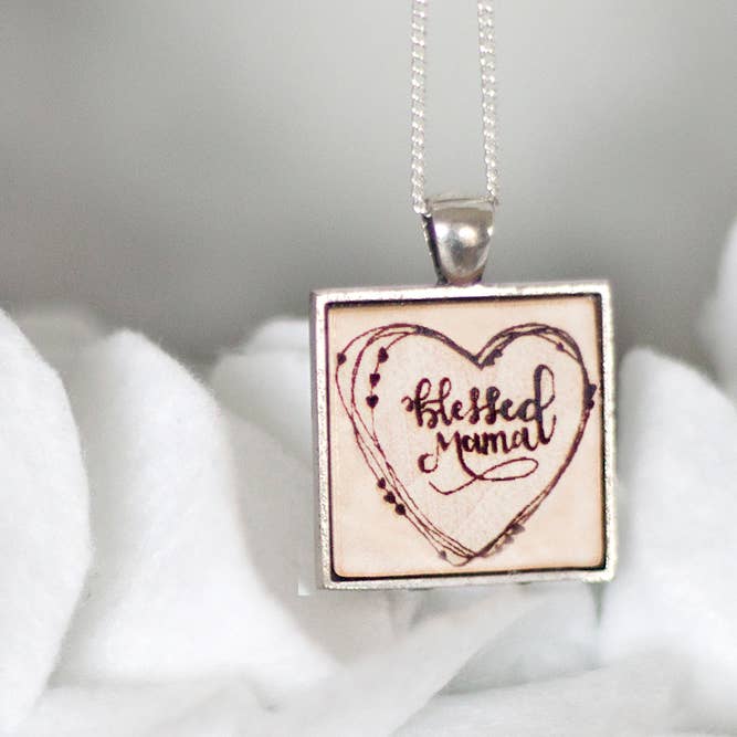 Little Allegory - Wholesale Pendant/Charm Necklace - Blessed Mama Necklace 2 designs5