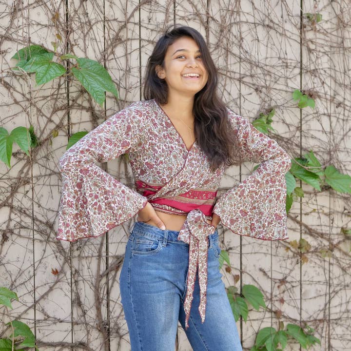 Baizaar - Vente Chemisier – femme - Haut noué Sari0