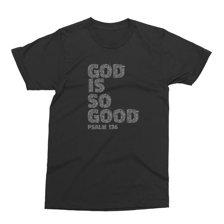 The Talking Shirt - Wholesale Screen Printed T-Shirt - Kids - Psalm 136 "So Good" Youth Unisex Tee