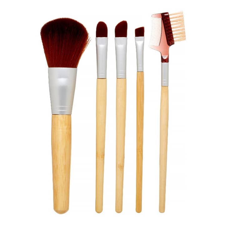 Honeybee Gardens Natural Cosmetics & Body Care - Wholesale Makeup Brush Set - Eco Friendly Brush Set1