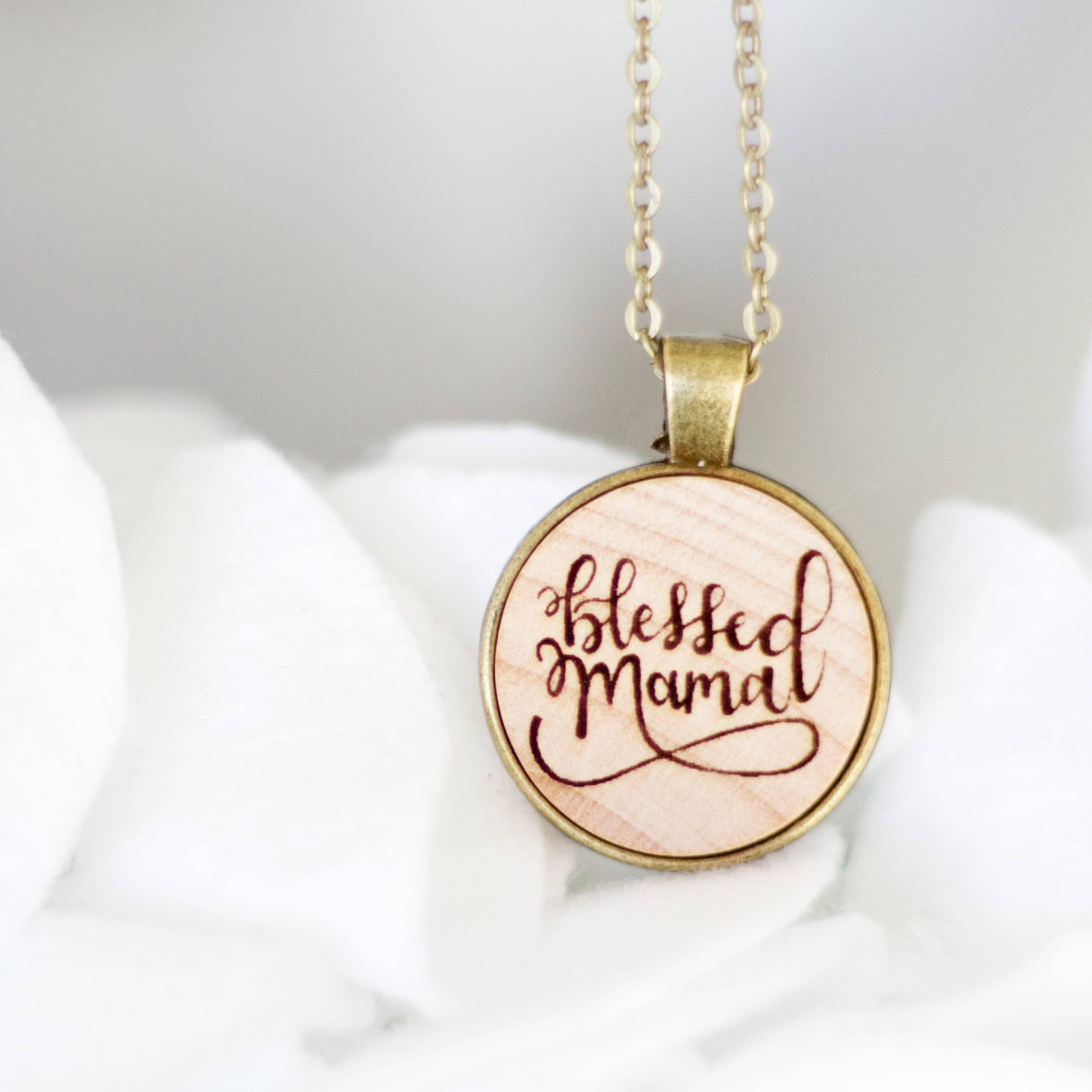 Little Allegory - Wholesale Pendant/Charm Necklace - Blessed Mama Necklace 2 designs1