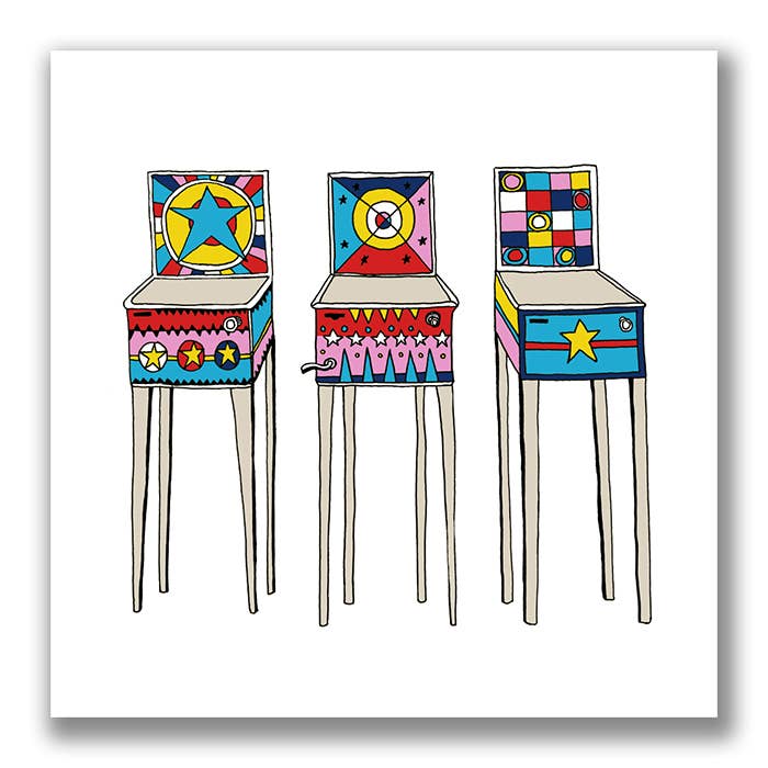 Imprimé flipper pour la vente par Sloe Gin Fizz