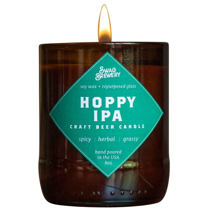 Hoppy IPA Brew Candles for wholesale by Swag Brewery
