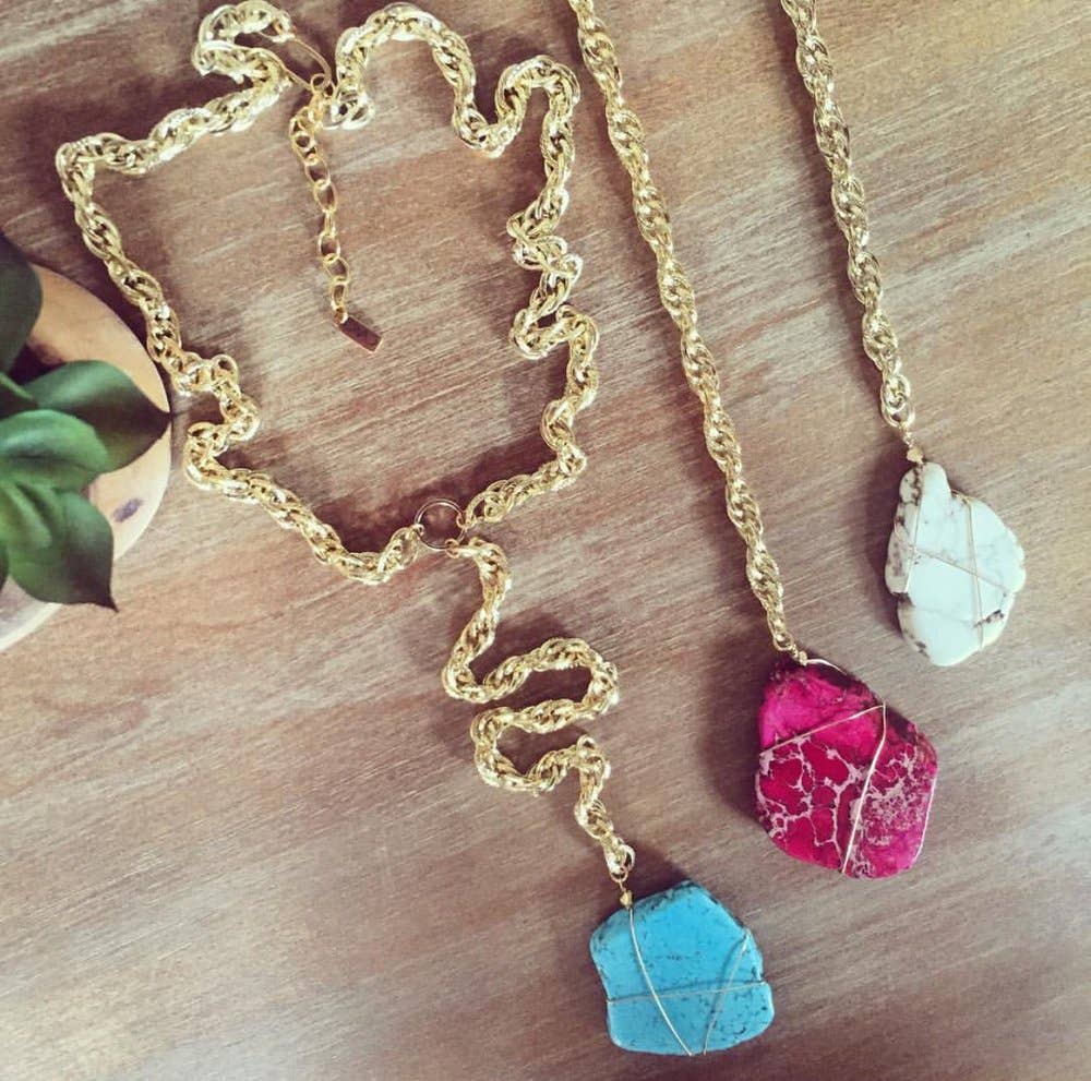 CA Jewel - Wholesale Pendant/Charm Necklace - Hadid Necklace0