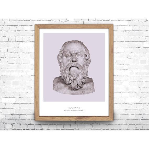 11” x 14” Socrates Art Print for wholesale by The National Anthem