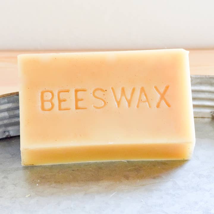 All-Natural Beeswax - 1 lb Bar for wholesale by The Bee Box